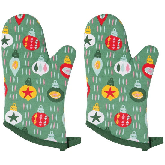 Jubilee Danica Cristmas Oven Mitts Set/2