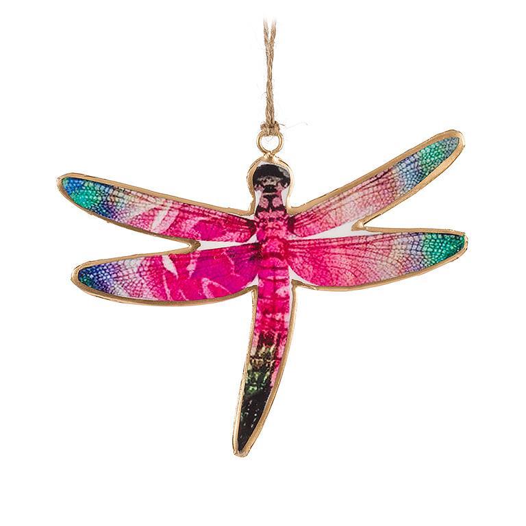 Abbott Lg Rainbow Dragonfly Ornament