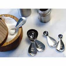 RSVP International Teardrop measuring spoons - 5 piece set