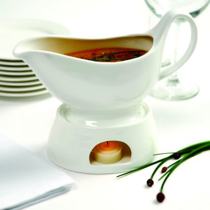 Norpro Sauce/Gravy Boat w/Warmer Stand