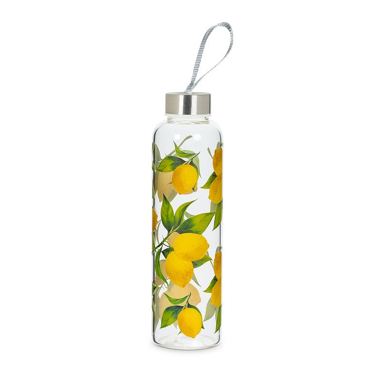 Lemon Tree Water Bottle with Strap & Cap