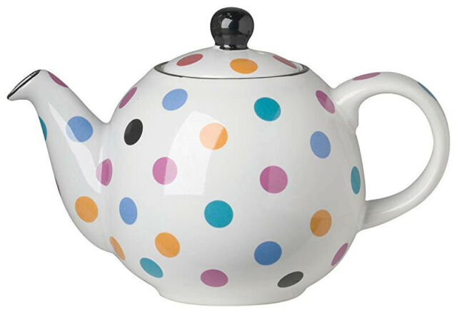 London Pottery Polka Dot 6/cup Tea Pot