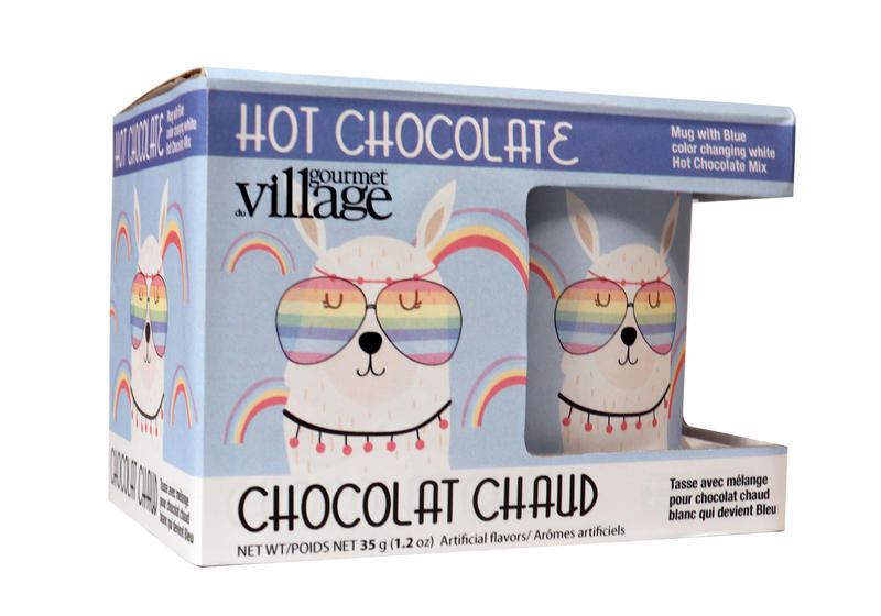 Gourmet Village Mug w/ Hot Chocolate set