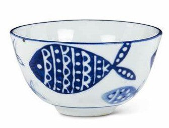 Abbott Bowl-Blue Fish